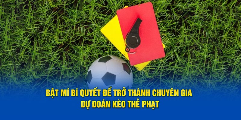 Bật mí bí quyết để trở thành chuyên gia dự đoán kèo thẻ phạt